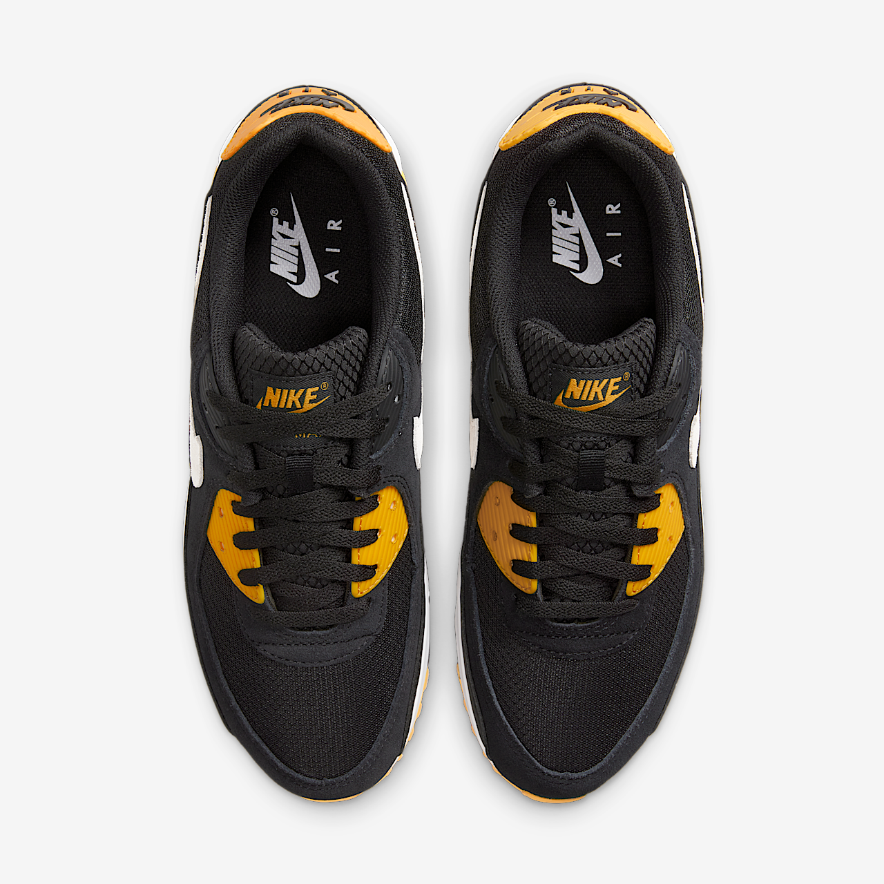 Nike Air max 90 sneaker Zwart/University Gold/Wit