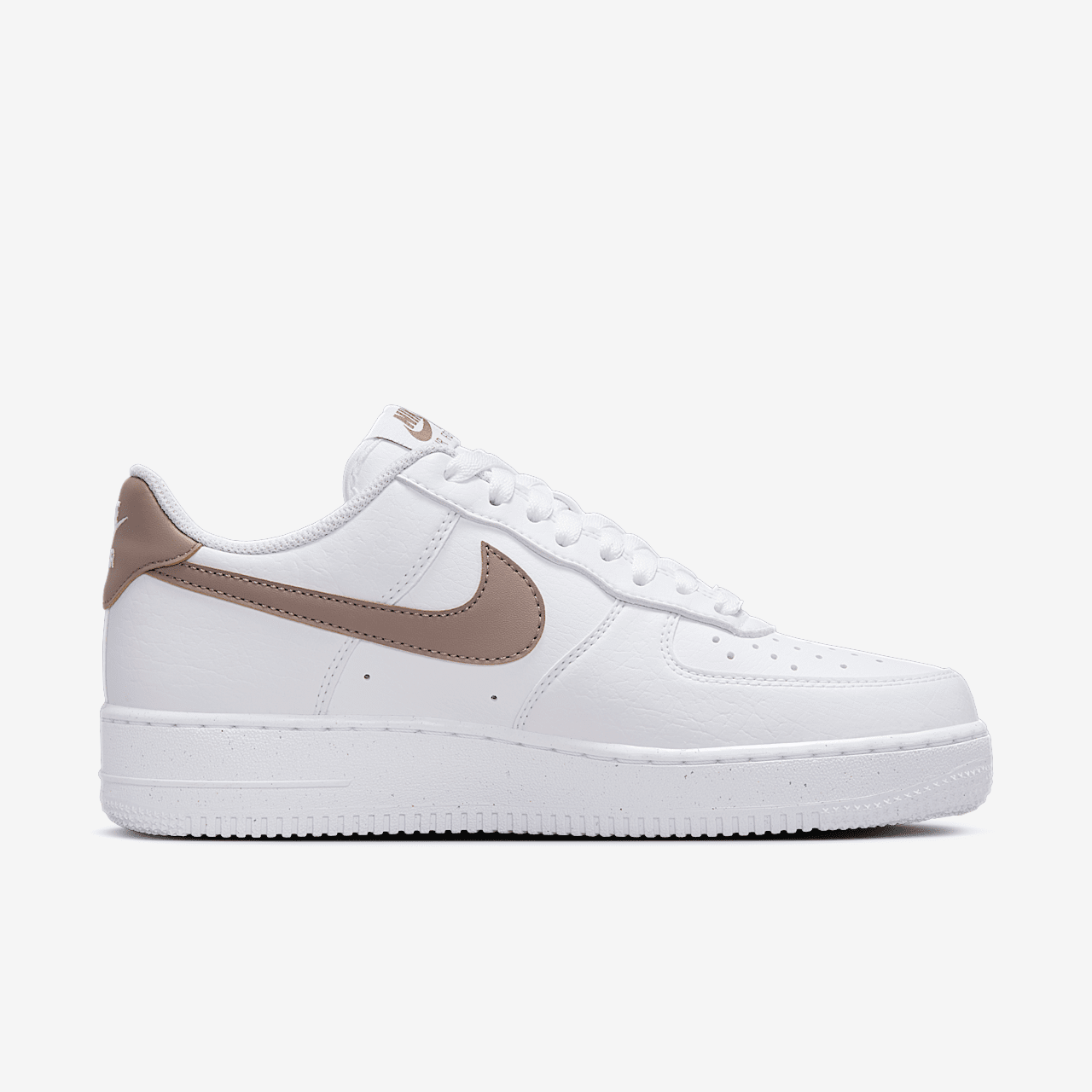 Nike Air Force 1 sneaker Wit/Mink Brown