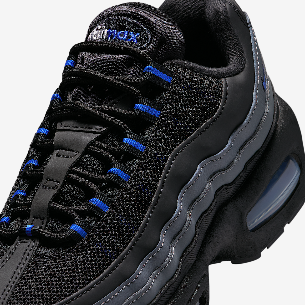 Nike Air Max sneaker Zwart/Zwart/Dark Grey/Game Royal