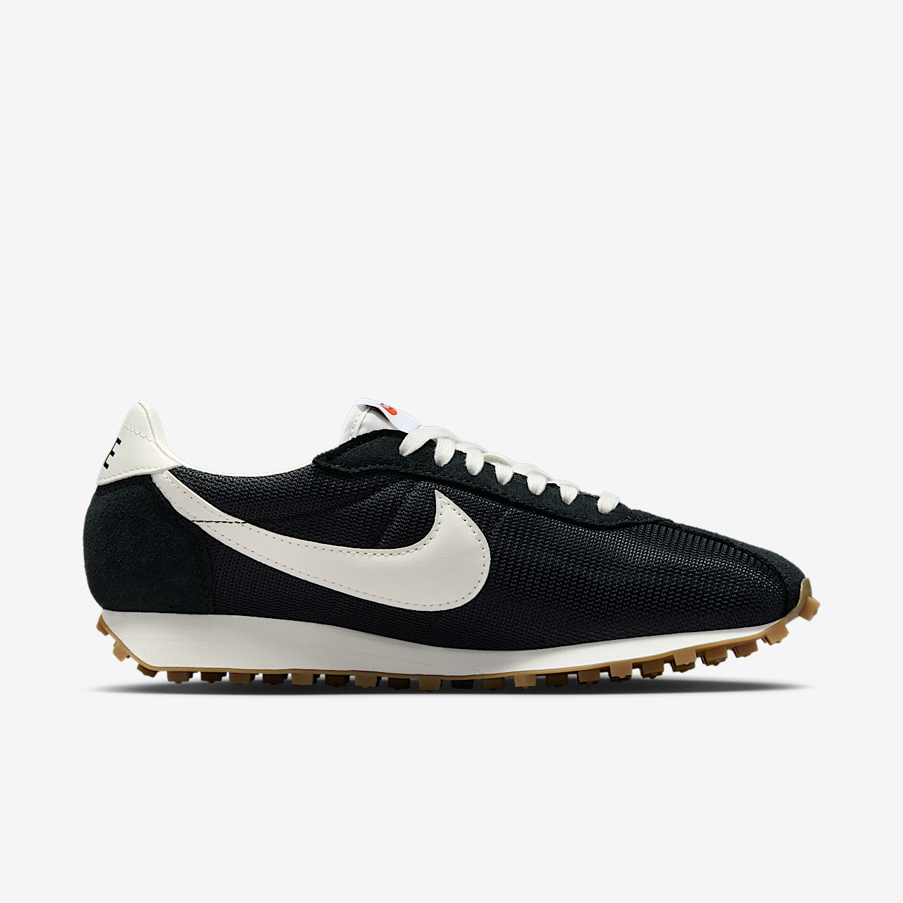 Nike  sneaker Zwart/Safety Orange/Gum Light Brown/Sail