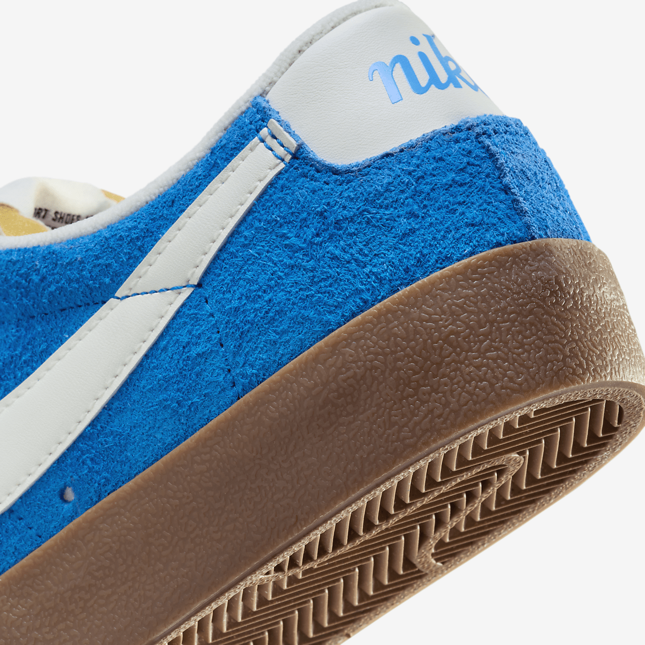 Nike Blazer sneaker Photo Blue/Gum Medium Brown/Zwart/Sail