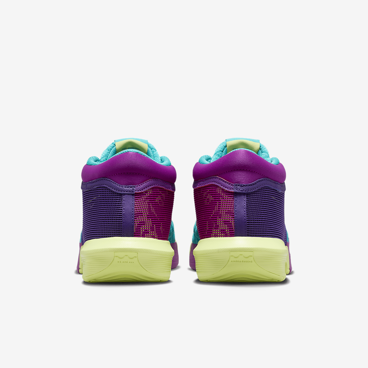 Nike LeBron sneaker Field Purple/Dusty Cactus/Light Lemon Twist/Wit