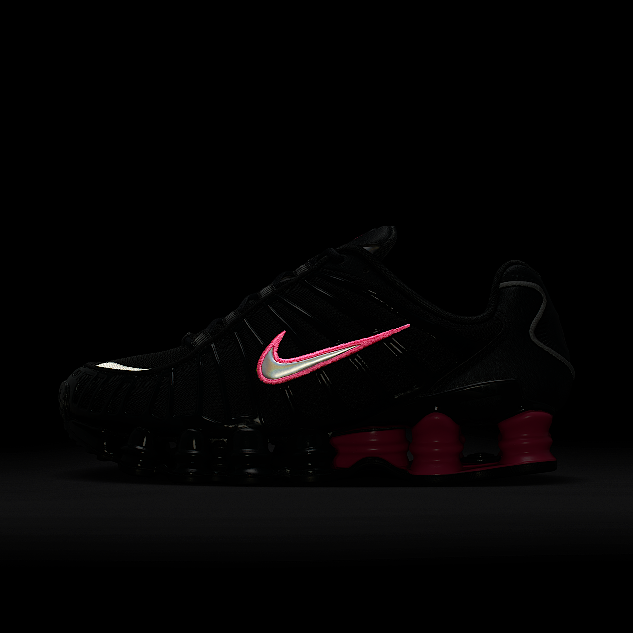 Nike Nike Shox sneaker Off Noir/Hyper Pink/Metallic Silver