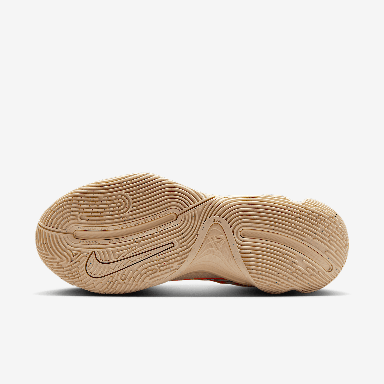 Nike  sneaker Light Khaki/Alabaster/Total Orange/Wit