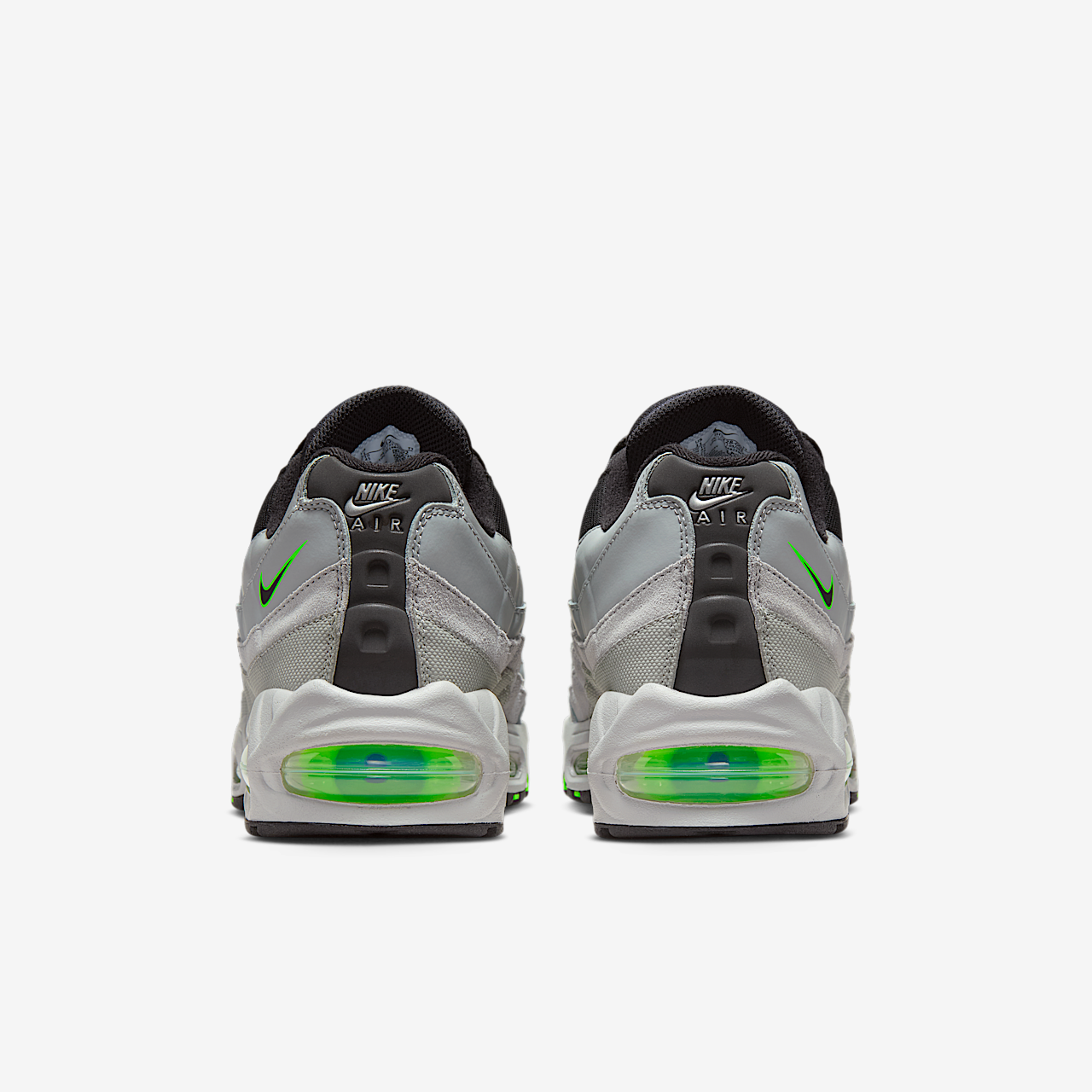Nike Air Max sneaker Light Smoke Grey/Green Strike/Wit/Zwart