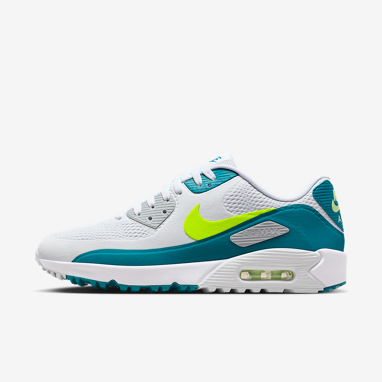 Nike Air max 90 sneaker Wit/Bright Spruce/Volt