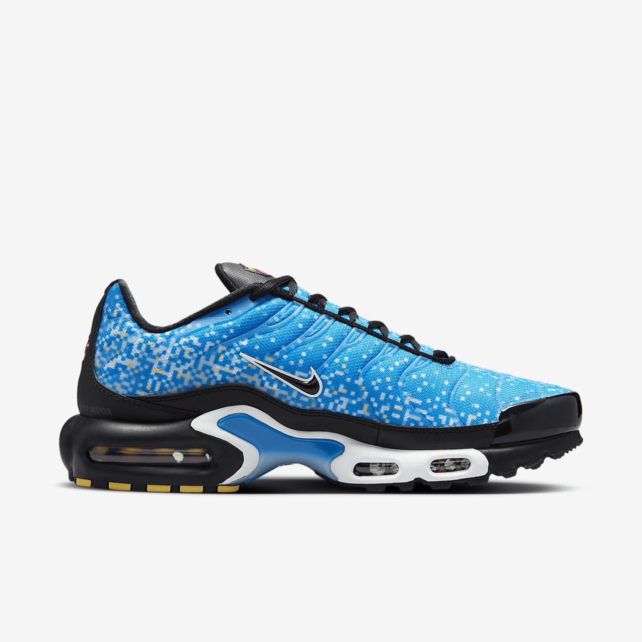 Nike Air Max Plus sneaker Light Photo Blue/Wit/Metallic Gold/Zwart