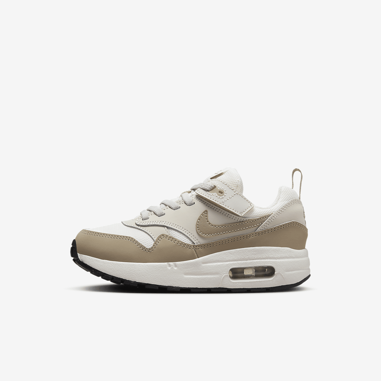 Nike Air Max 1 sneaker Phantom/Light Orewood Brown/Zwart/Khaki