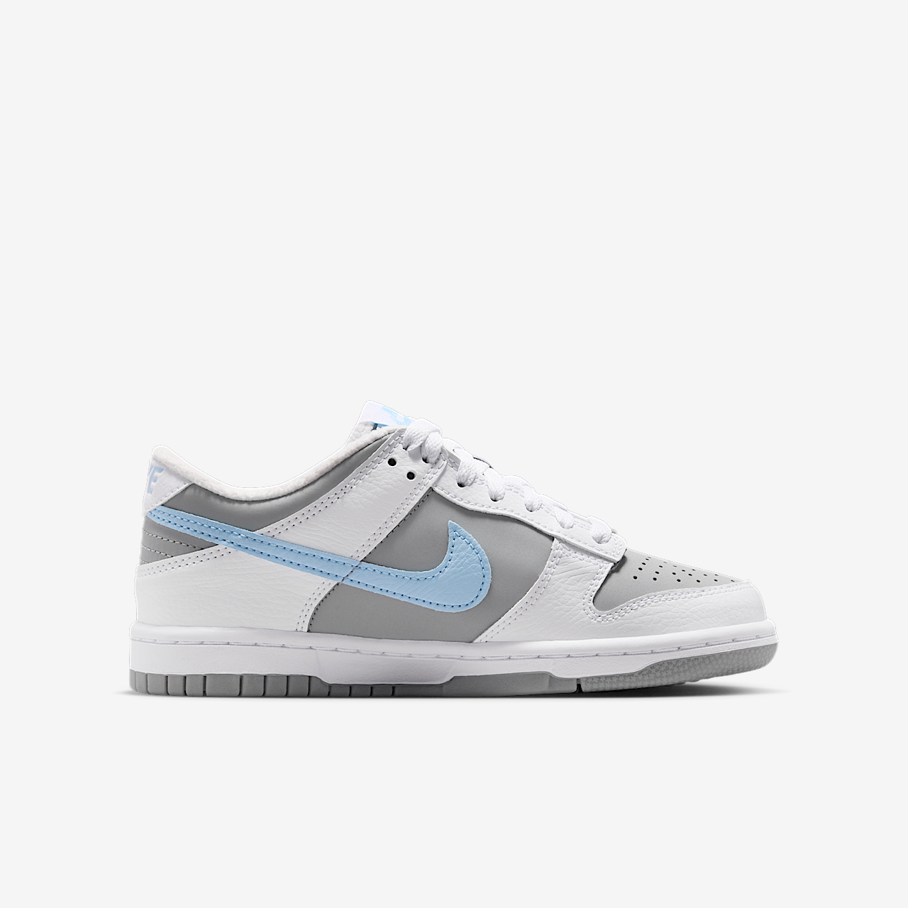 Nike Dunk Low sneaker Wit/Light Smoke Grey/Celestine Blue