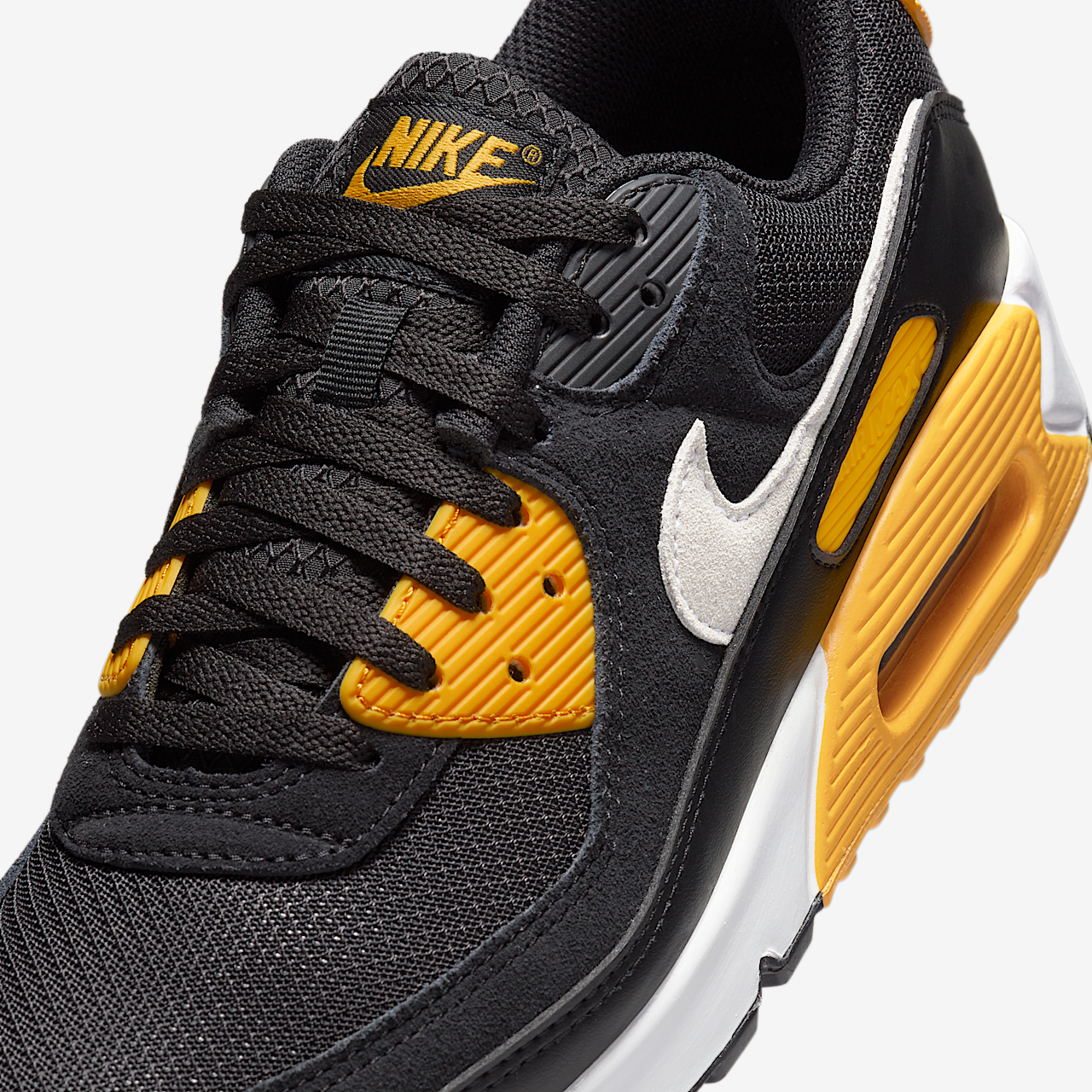 Nike Air max 90 sneaker Zwart/University Gold/Wit
