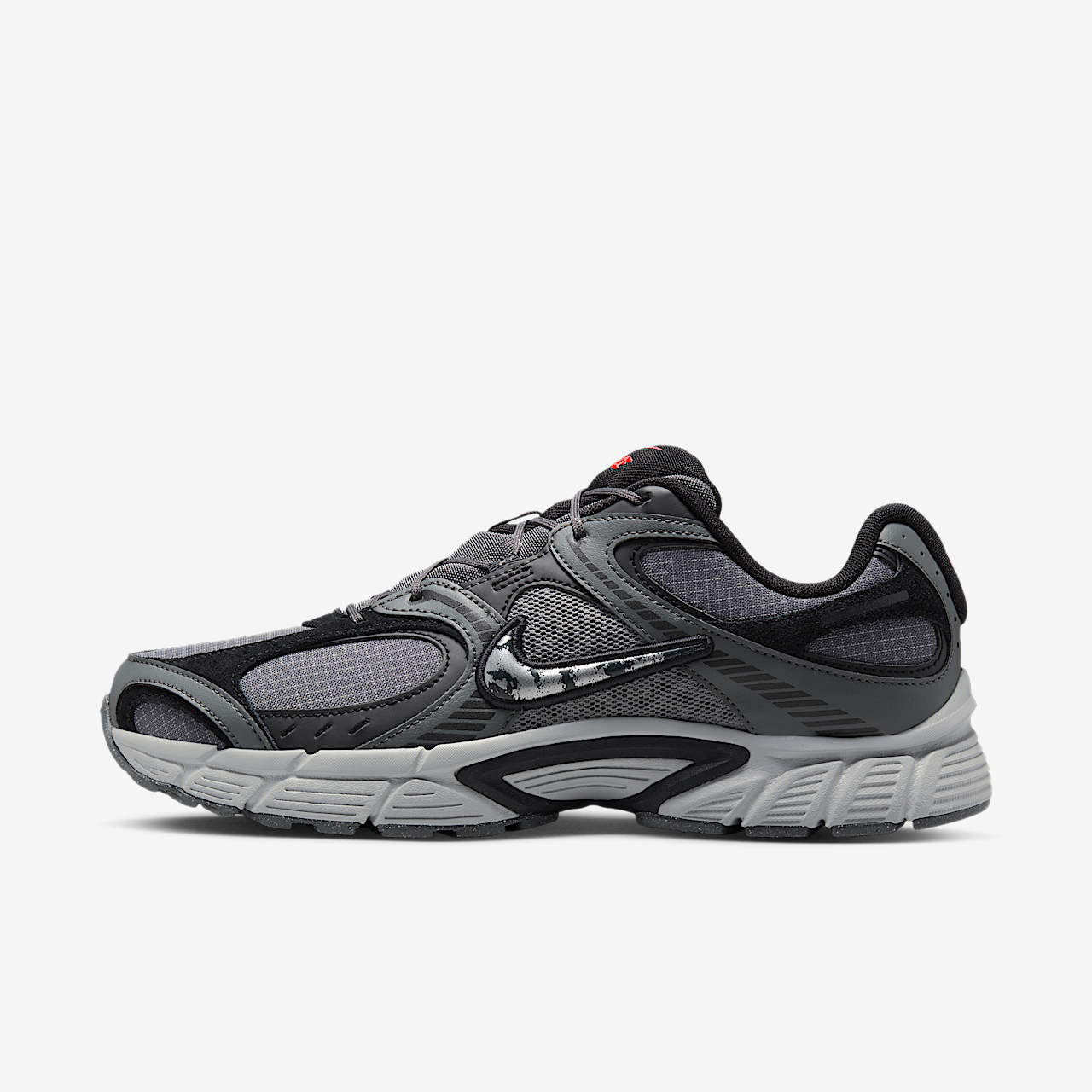 Nike  sneaker Iron Grey/Zwart/Light Smoke Grey/Metallic Silver