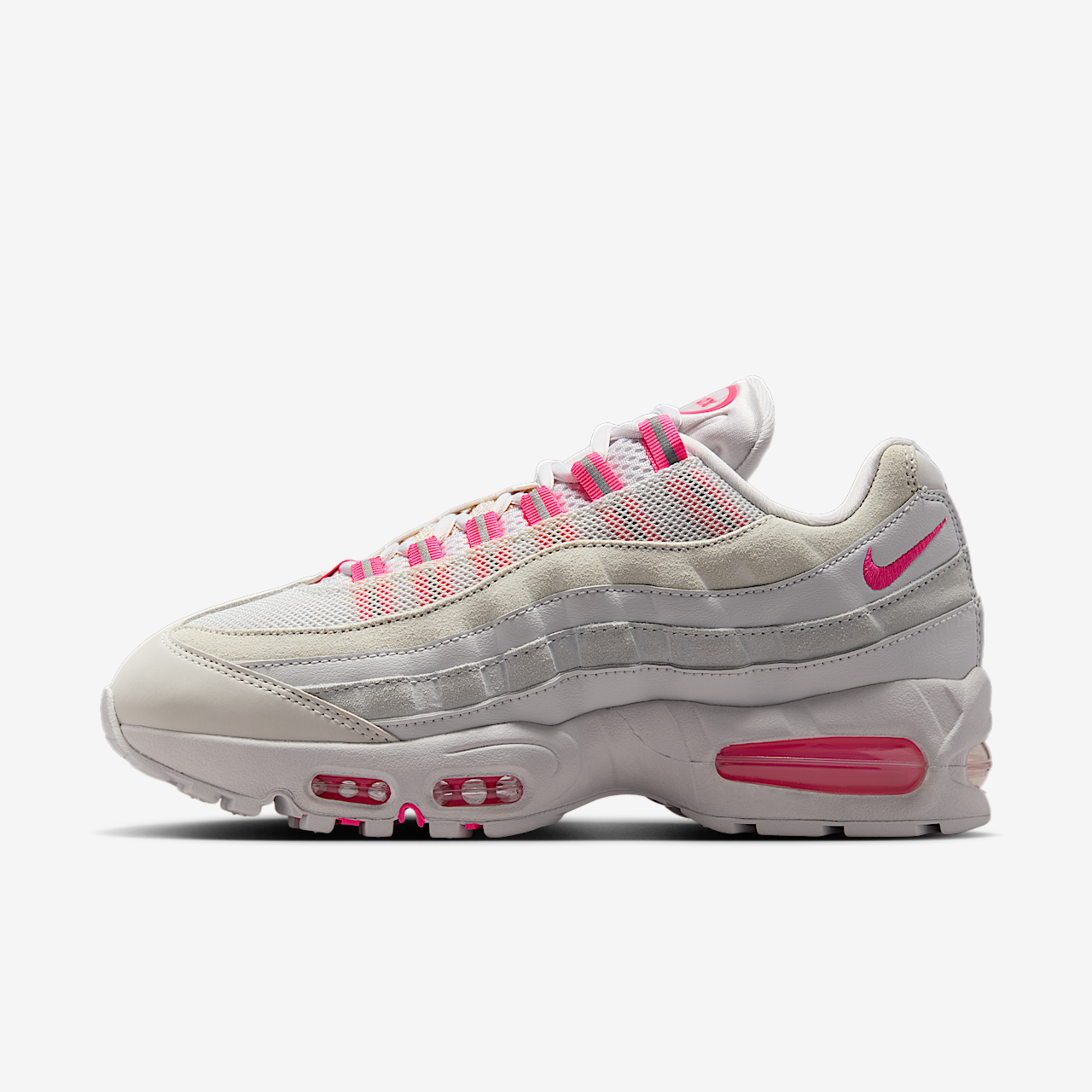 Nike Air Max 95 sneaker Vast Grey/Pure Platinum/Platinum Tint/Hyper Pink