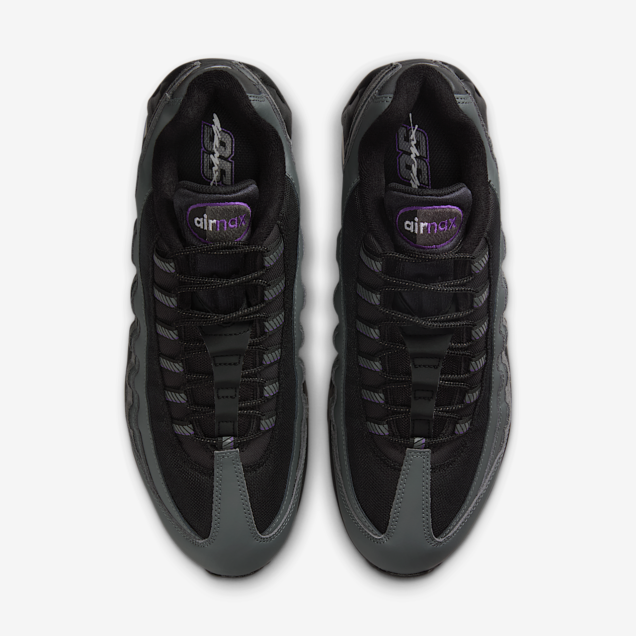 Nike Air Max sneaker Iron Grey/Wild Grape/Wit/Zwart