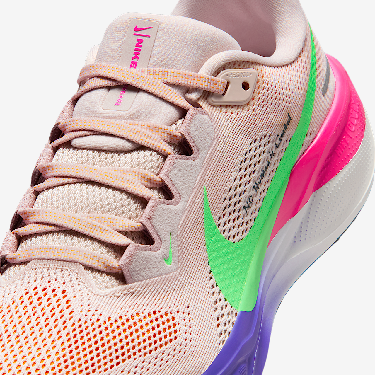 Nike Pegasus sneaker Silt Red/Persian Violet/Fire Pink/Green Shock