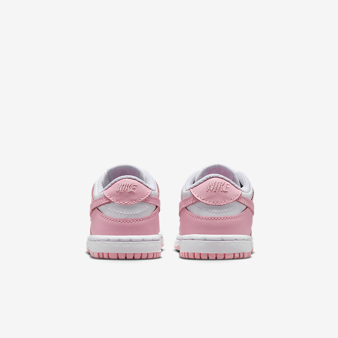 Nike Dunk Low sneaker Wit/Wit/Wit/Medium Soft Pink