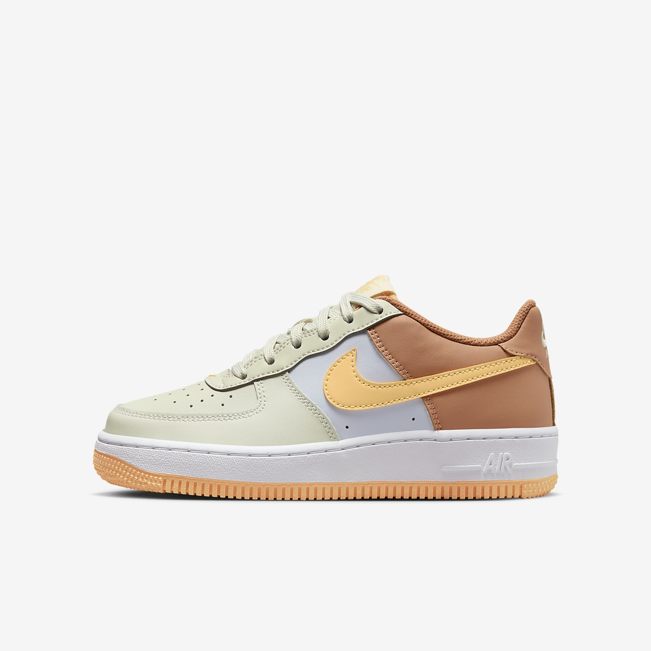 Nike Air Force 1 GS Sea Glass Amber Brown Melon Tint CT3839-006 | More ...