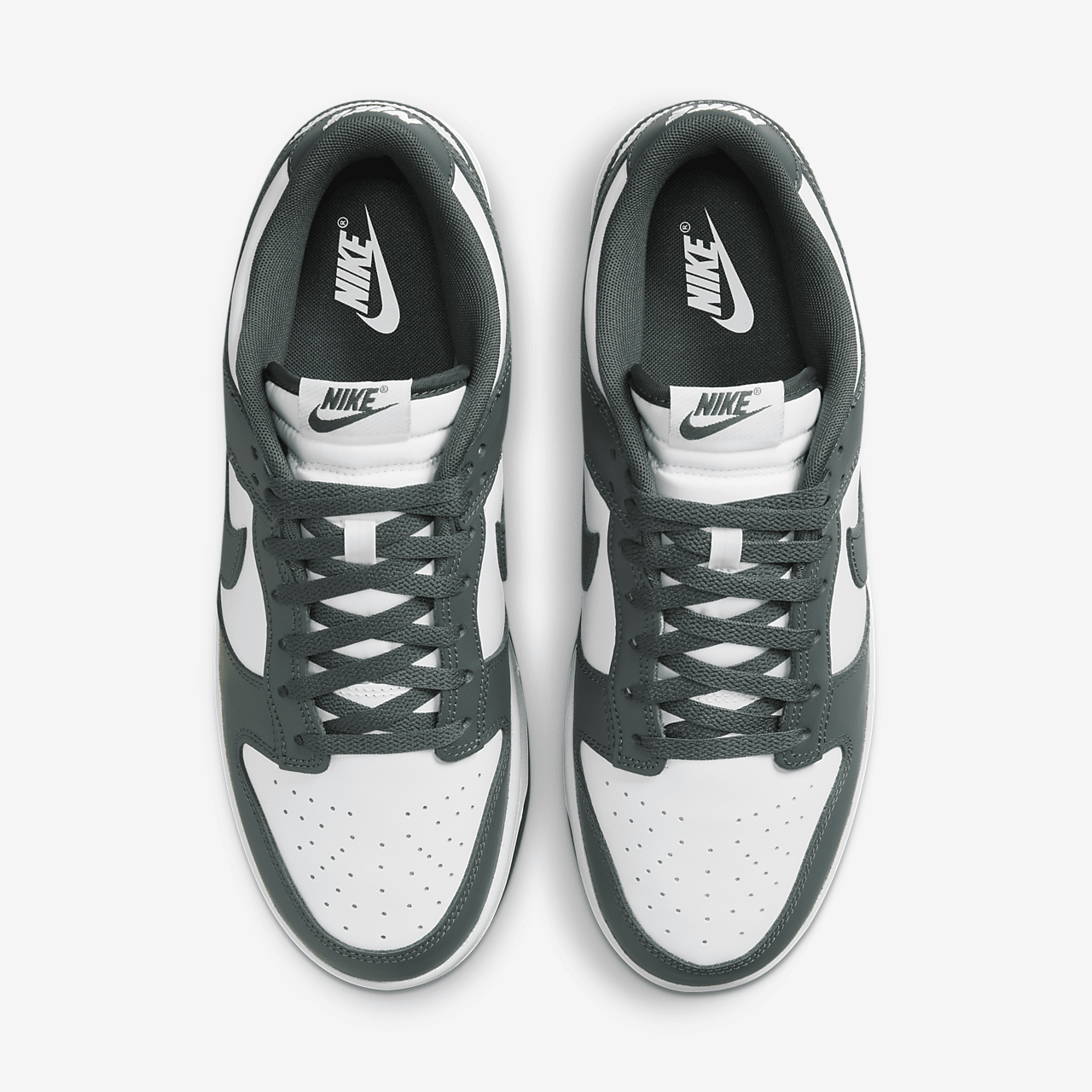 Nike Dunk Low sneaker Wit/Wit/Vintage Green