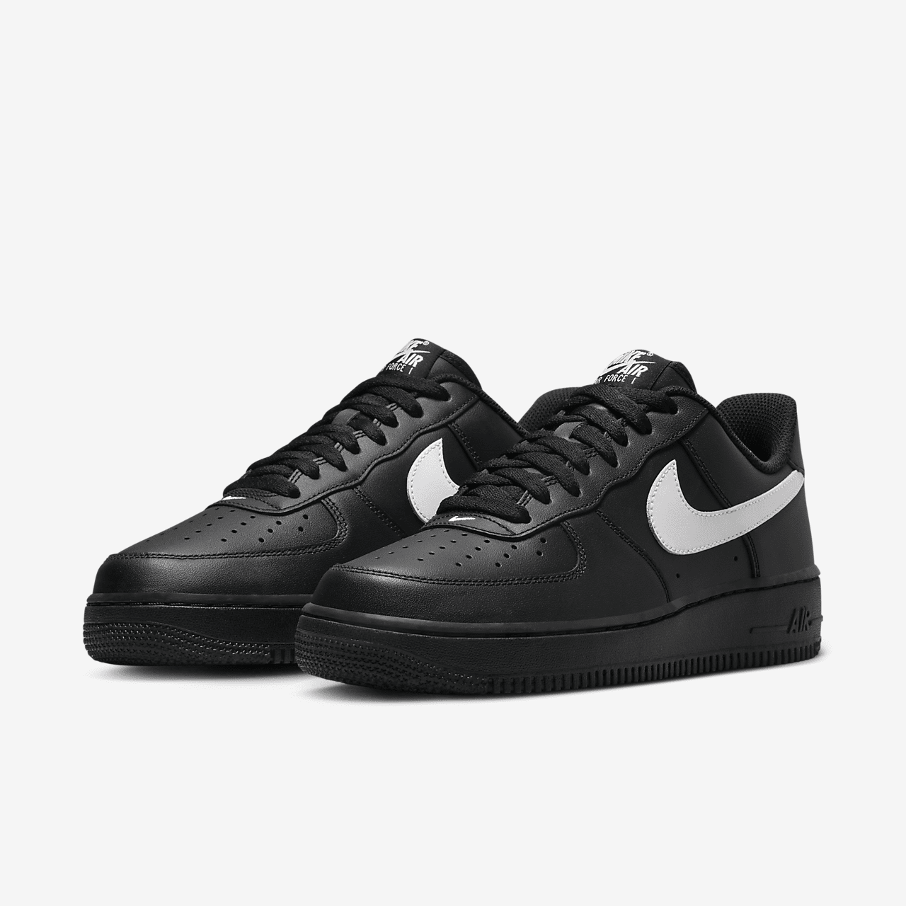 Nike Air Force 1 sneaker Zwart/Zwart/Wit