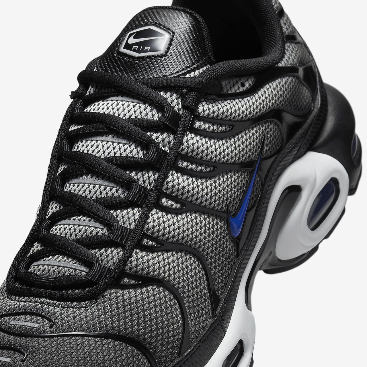 Nike Air Max Plus sneaker Wit/Zwart/Anthracite/Racer Blue