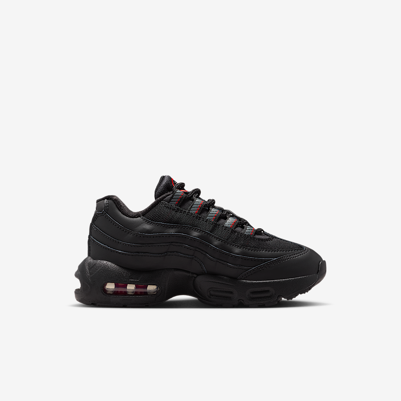 Nike Air Max 95 sneaker Zwart/University Red/Wit/Smoke Grey