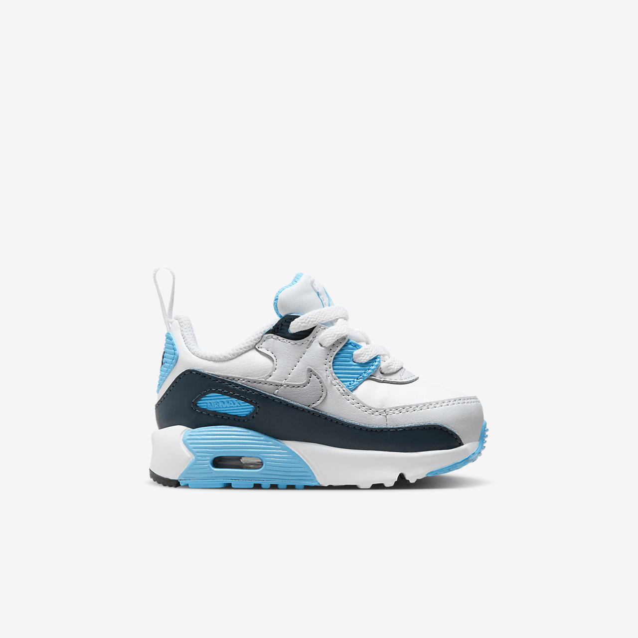 Nike Air max 90 sneaker Wit/Baltic Blue/Armory Navy/Wolf Grey