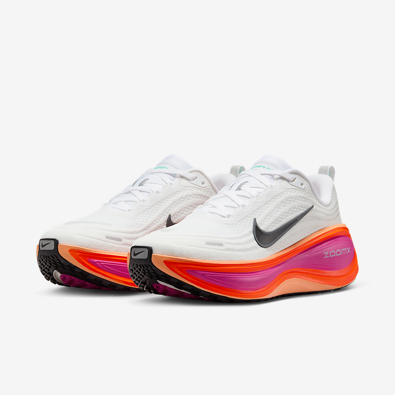 Nike Vomero sneaker Wit/Fire Pink/Hyper Crimson/Zwart