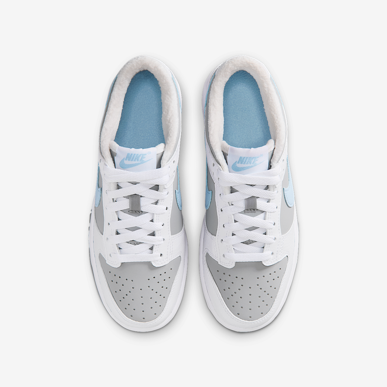 Nike Dunk Low sneaker Wit/Light Smoke Grey/Celestine Blue