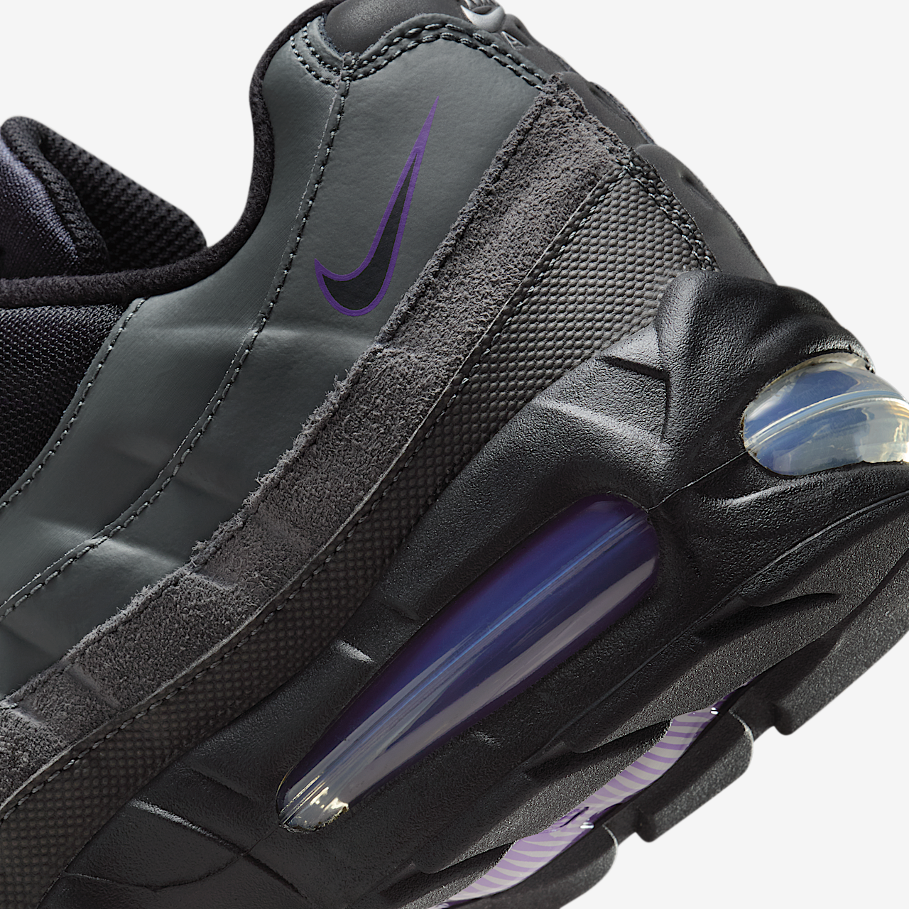 Nike Air Max sneaker Iron Grey/Wild Grape/Wit/Zwart