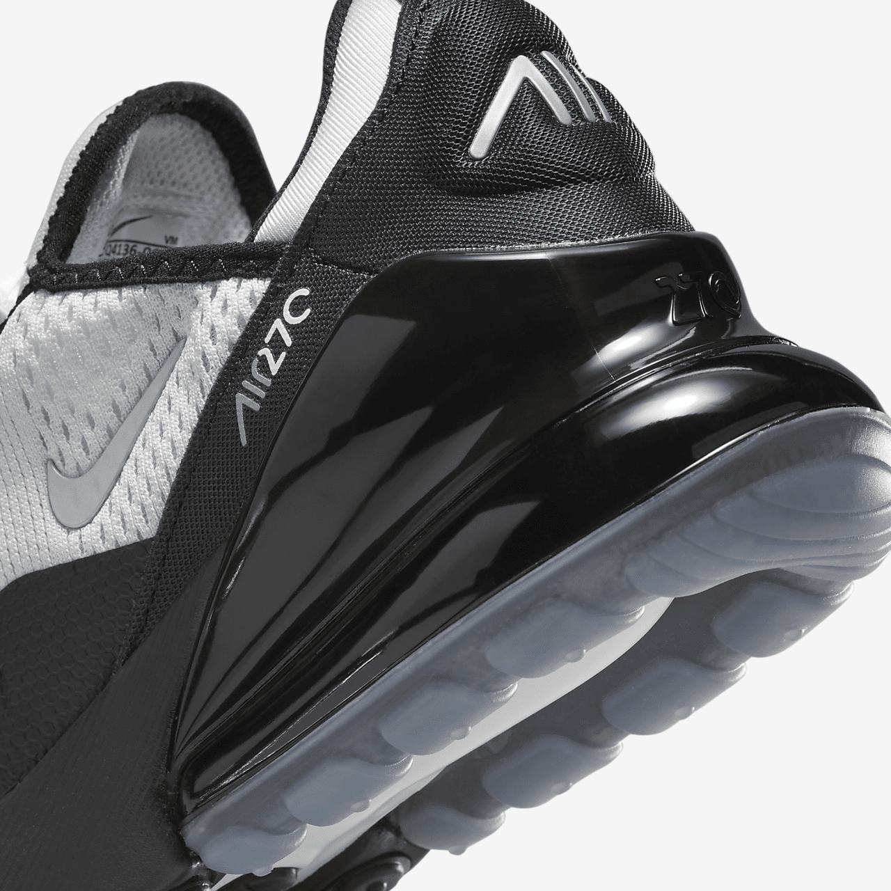 Nike Air max 270 sneaker Photon Dust/Zwart/Pure Platinum/Metallic Cool Grey