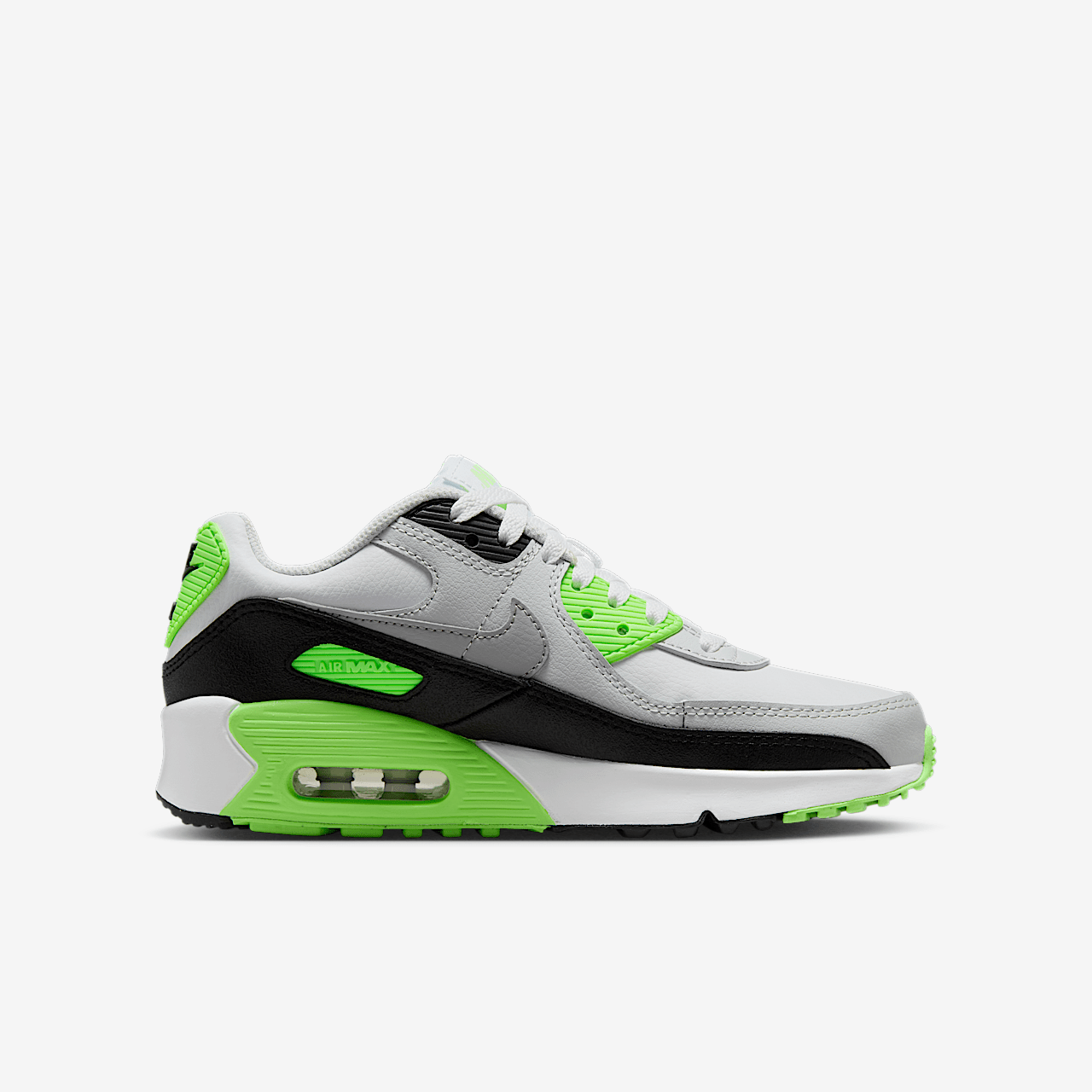 Nike Air max 90 sneaker Wit/Photon Dust/Lime Blast/Light Smoke Grey