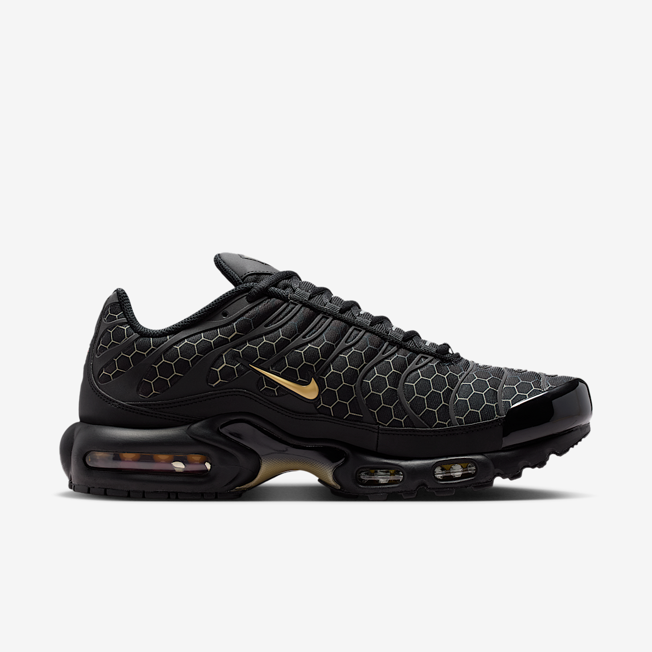 Nike Air Max Plus sneaker Zwart/Chalk/Baroque Brown/Linen
