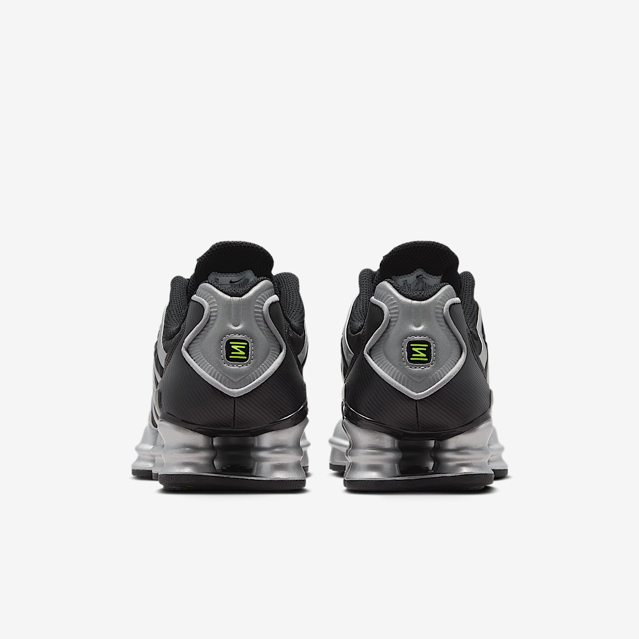 Nike Nike Shox sneaker Zwart/Volt Ice/Photon Dust/Metallic Silver