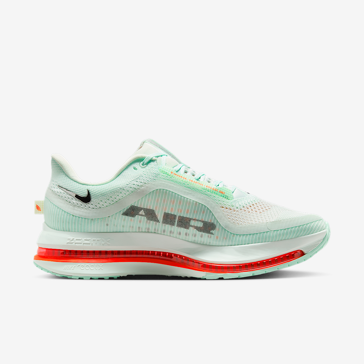 Nike Pegasus sneaker Barely Green/Mint Foam/Metallic Silver/Bright Crimson