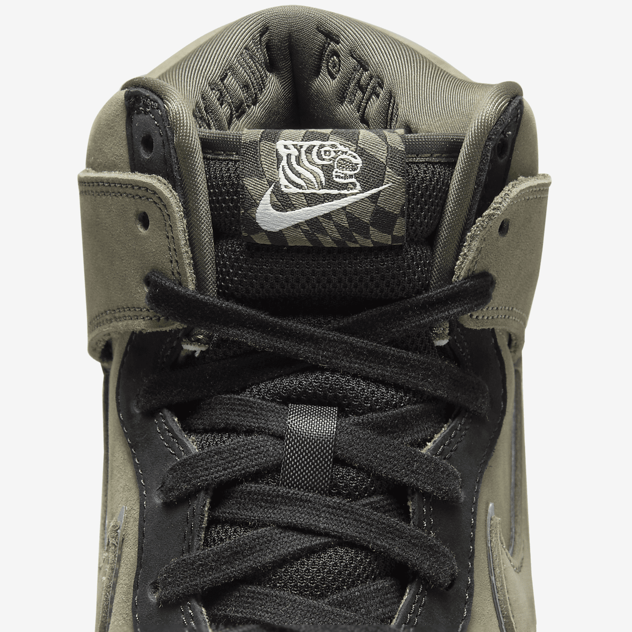 Nike Dunk High sneaker Medium Olive/Zwart/Meerkleurig