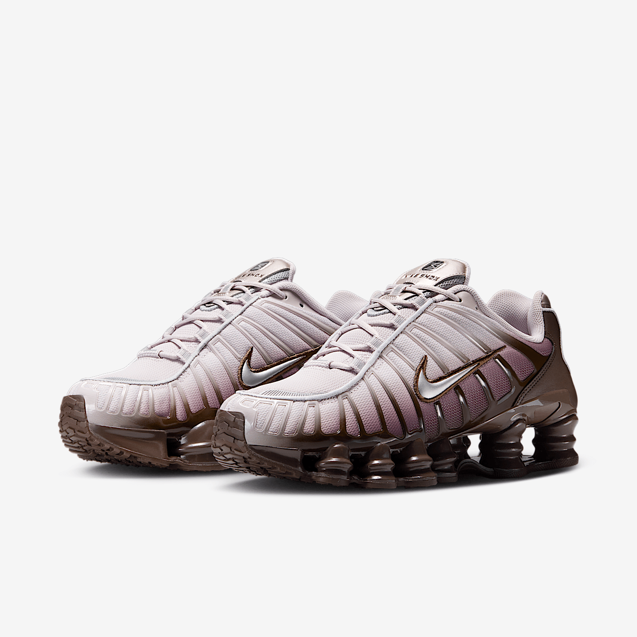 Nike Nike Shox sneaker Baroque Brown/Platinum Violet/Metallic Silver