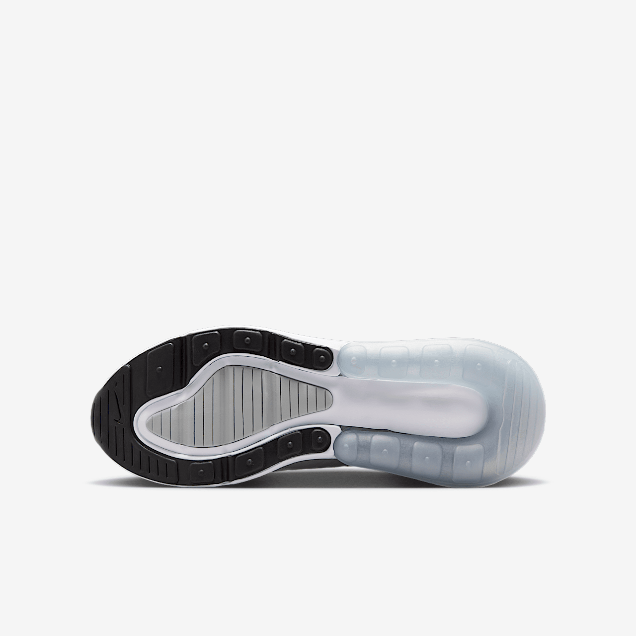 Nike Air max 270 sneaker Pure Platinum/Light Smoke Grey/Metallic Silver/Zwart
