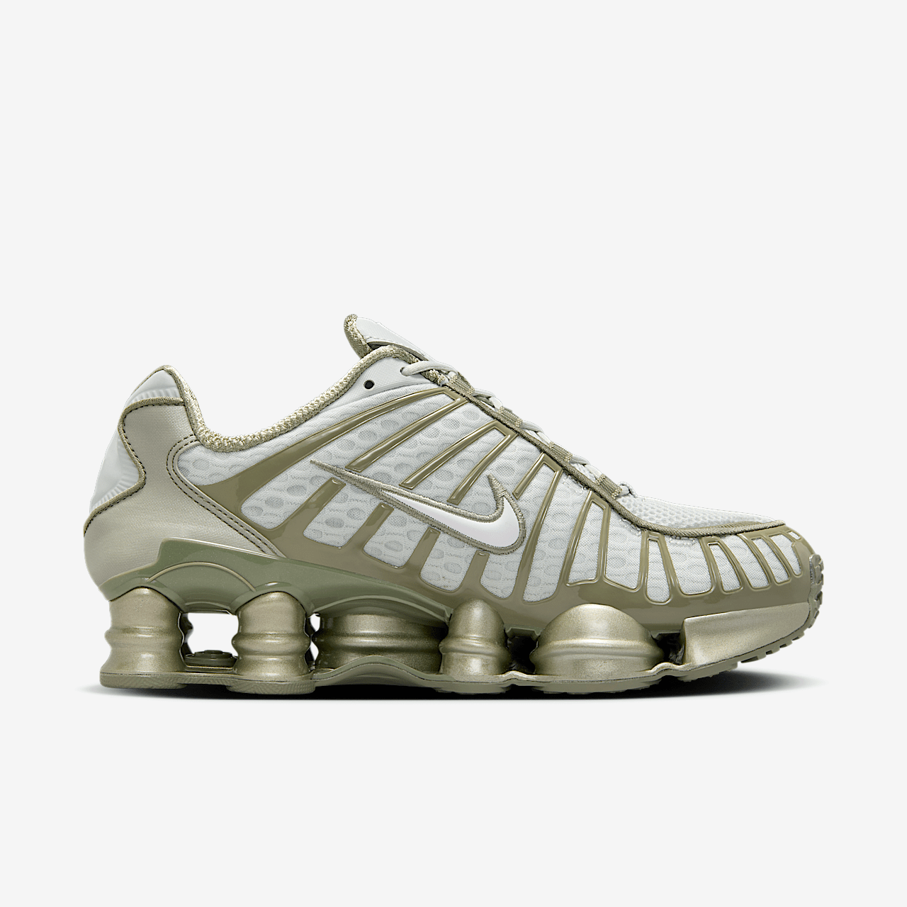 Nike Shox sneaker Light Silver/Light Army/Wit