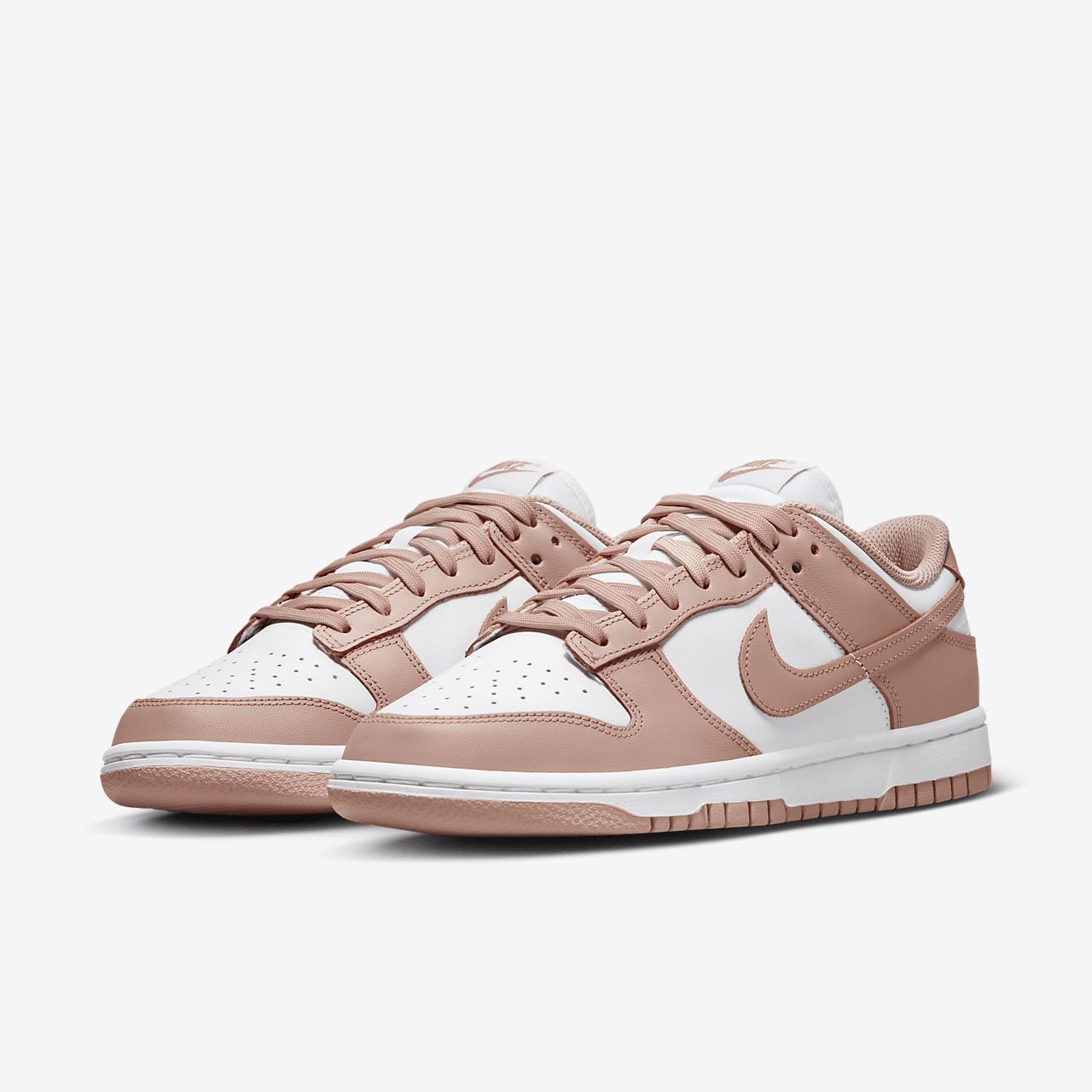 Nike Dunk Low sneaker Wit/Rose Whisper