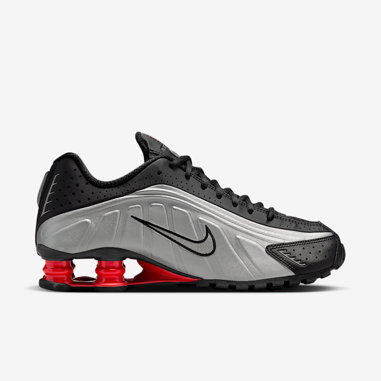 Nike Nike Shox sneaker Zwart/Light Crimson/Metallic Silver