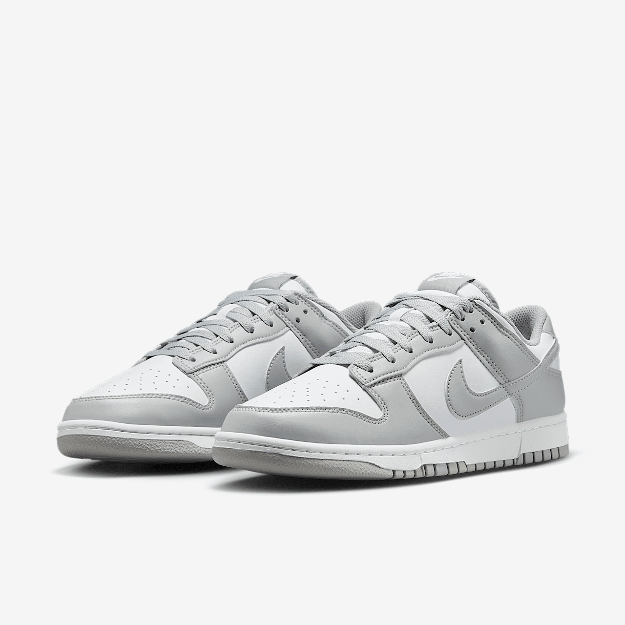 Nike Dunk Low sneaker Wit/Wit/Light Smoke Grey