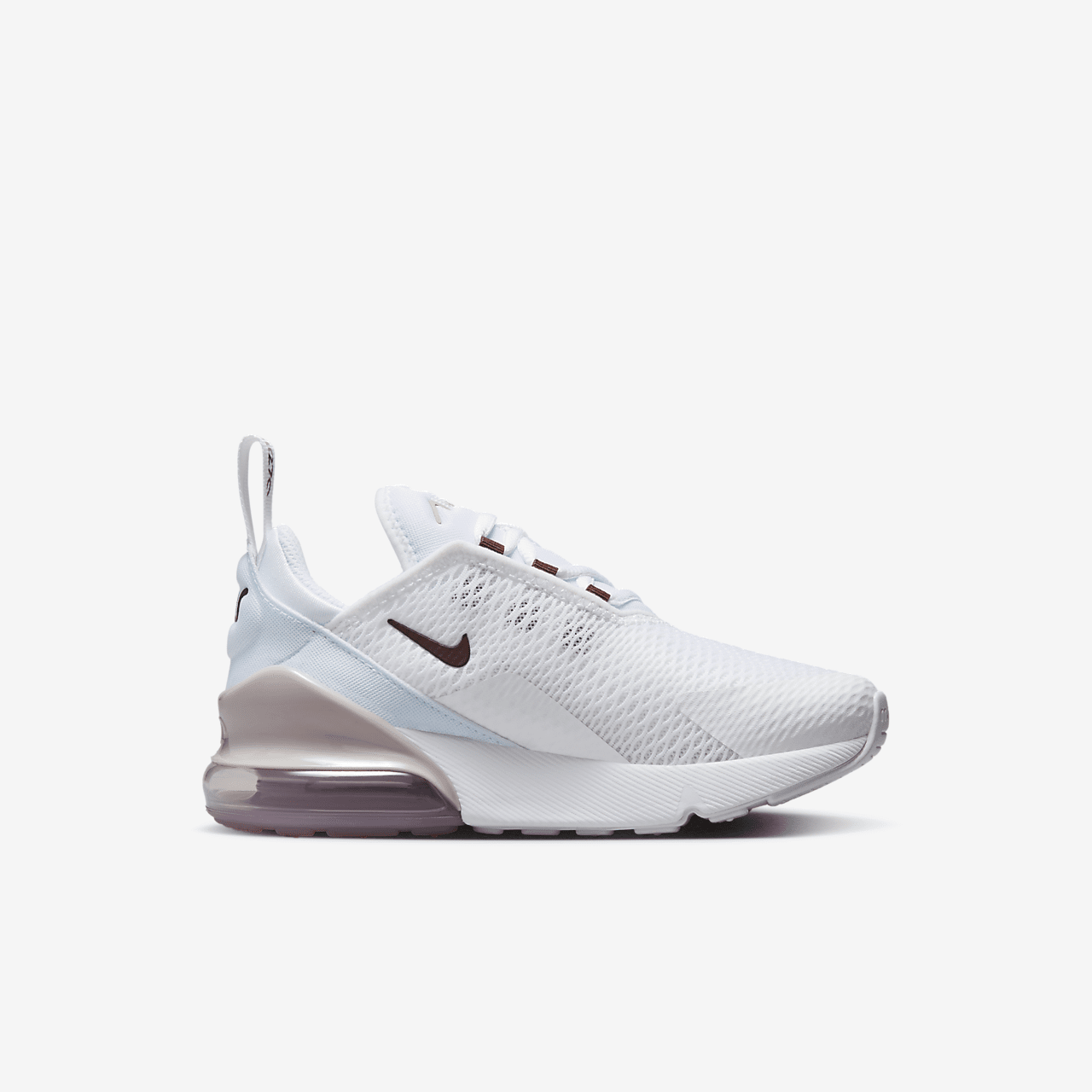 Nike Air max 270 sneaker Wit/Platinum Violet/Burgundy Crush