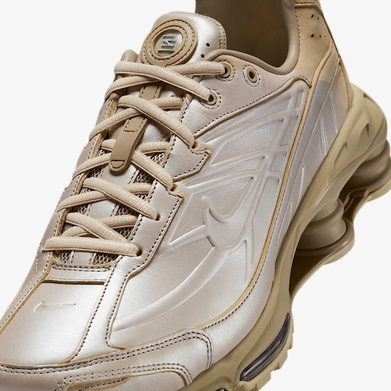 Nike Nike Shox sneaker Metallic Silver/Desert Khaki/Khaki/Light Khaki