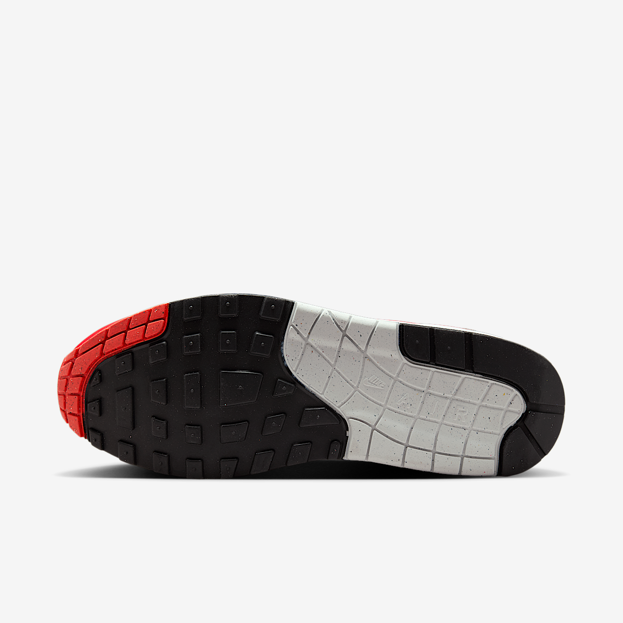 Nike Air Max 1 sneaker Vast Grey/Zwart/Light Crimson