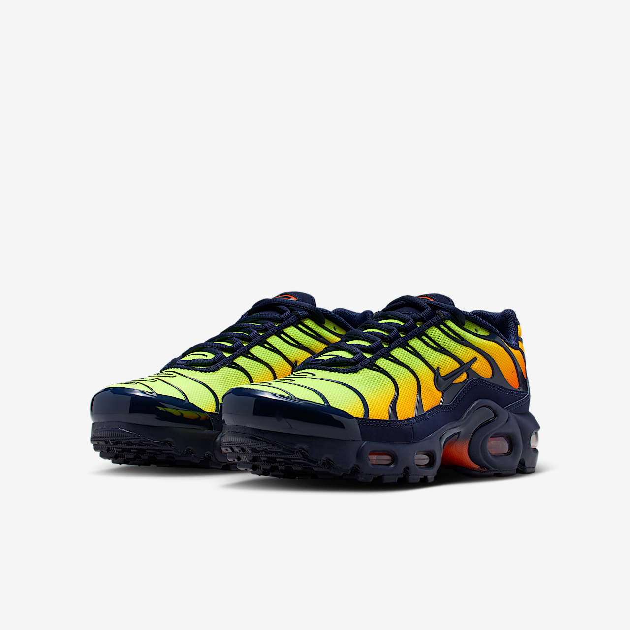 Nike Air Max Plus sneaker Lemon Venom/Hyper Crimson/Laser Orange/Blackened Blue