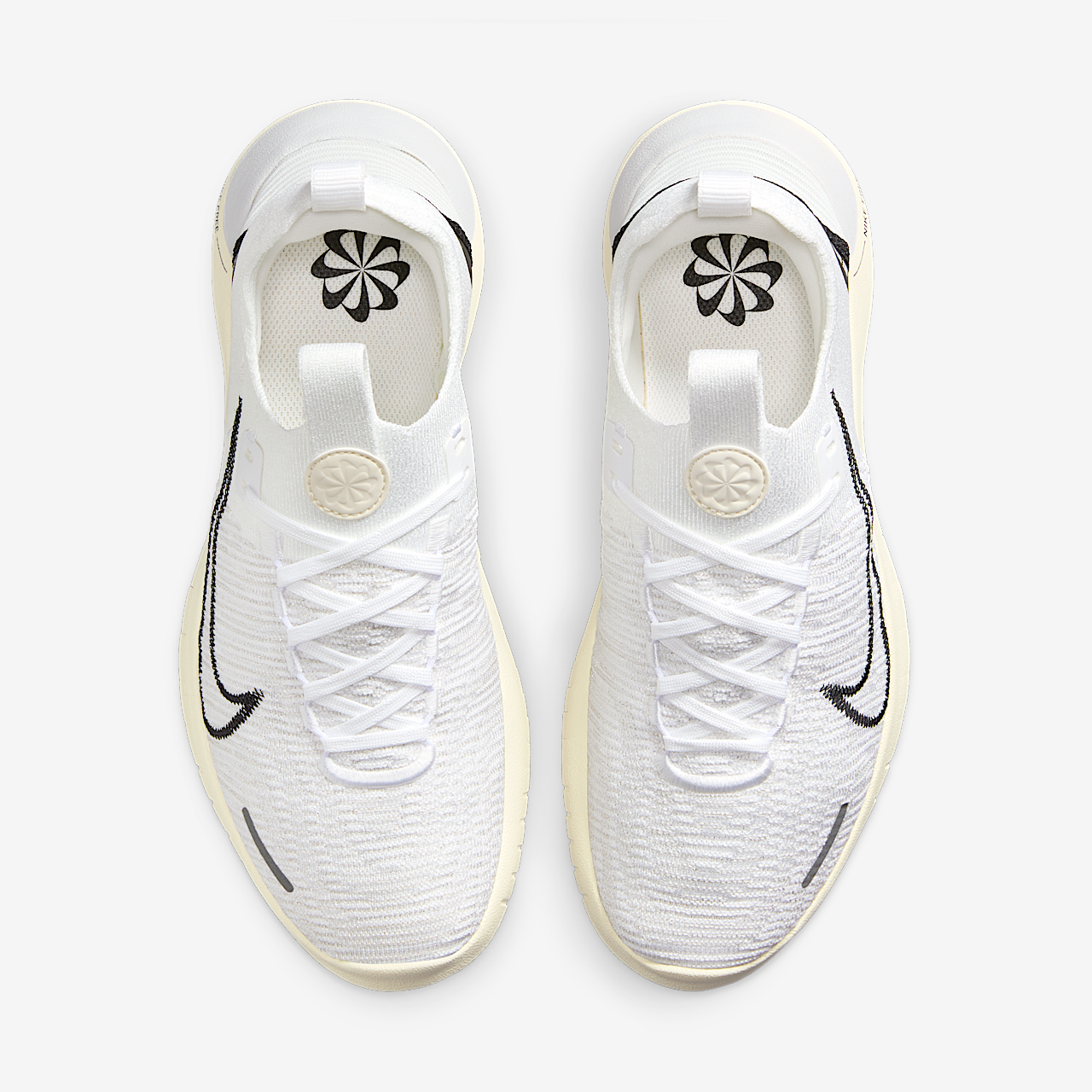 Nike Free sneaker Wit/Coconut Milk/Photon Dust/Zwart