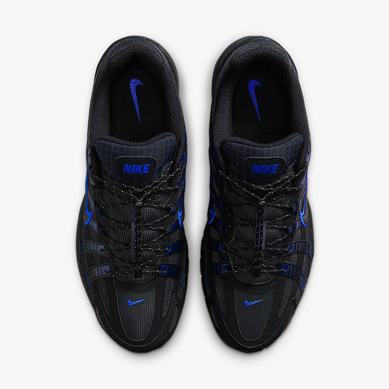 Nike P-6000 sneaker Zwart/Anthracite/Blue Void/Racer Blue