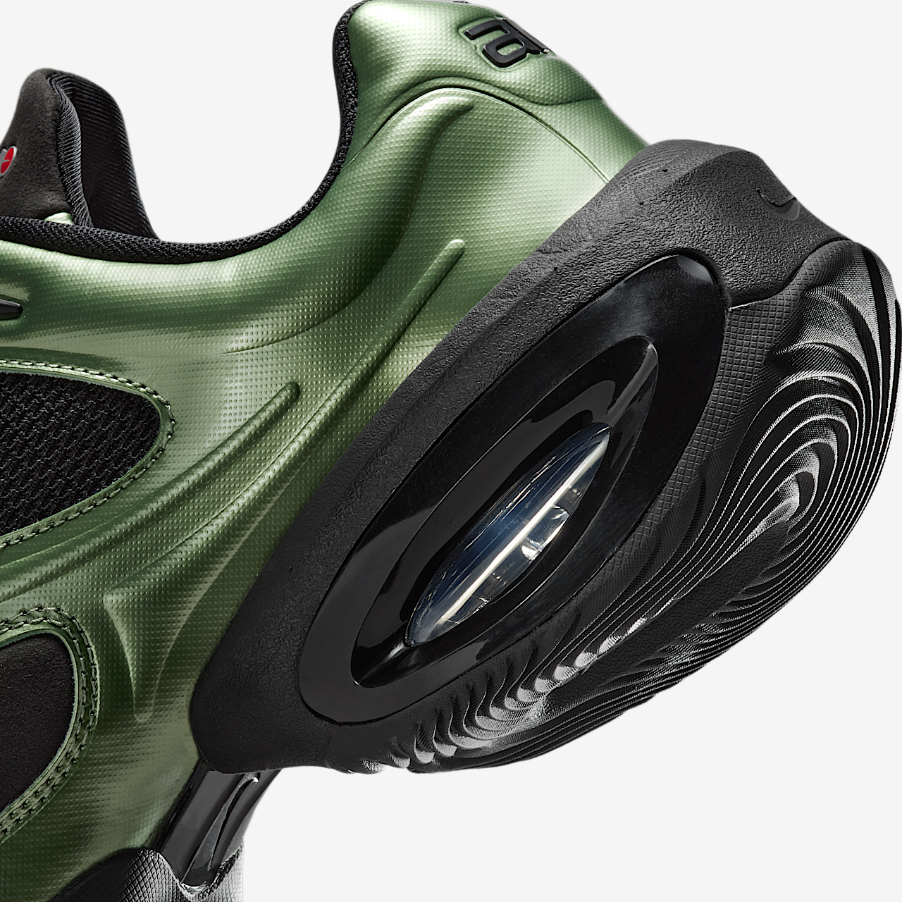 Nike Air Max sneaker Zwart/Oil Green/Metallic Silver/University Red