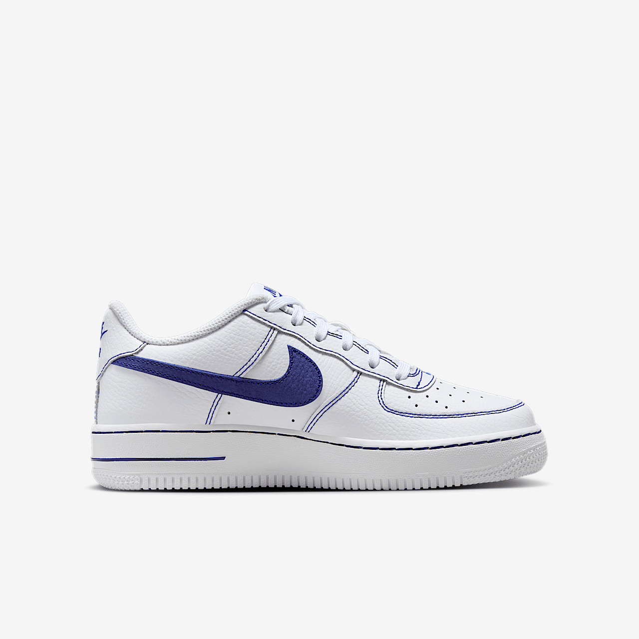 Nike Air Force 1 sneaker Wit/Deep Royal Blue