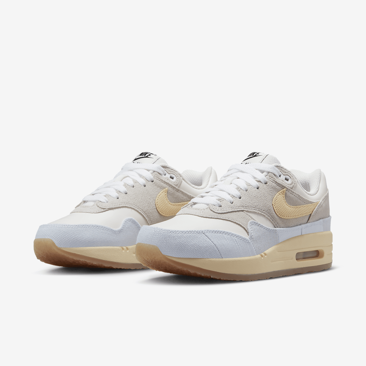 Nike Air Max 1 sneaker Light Bone/Sail/Football Grey/Pale Vanilla