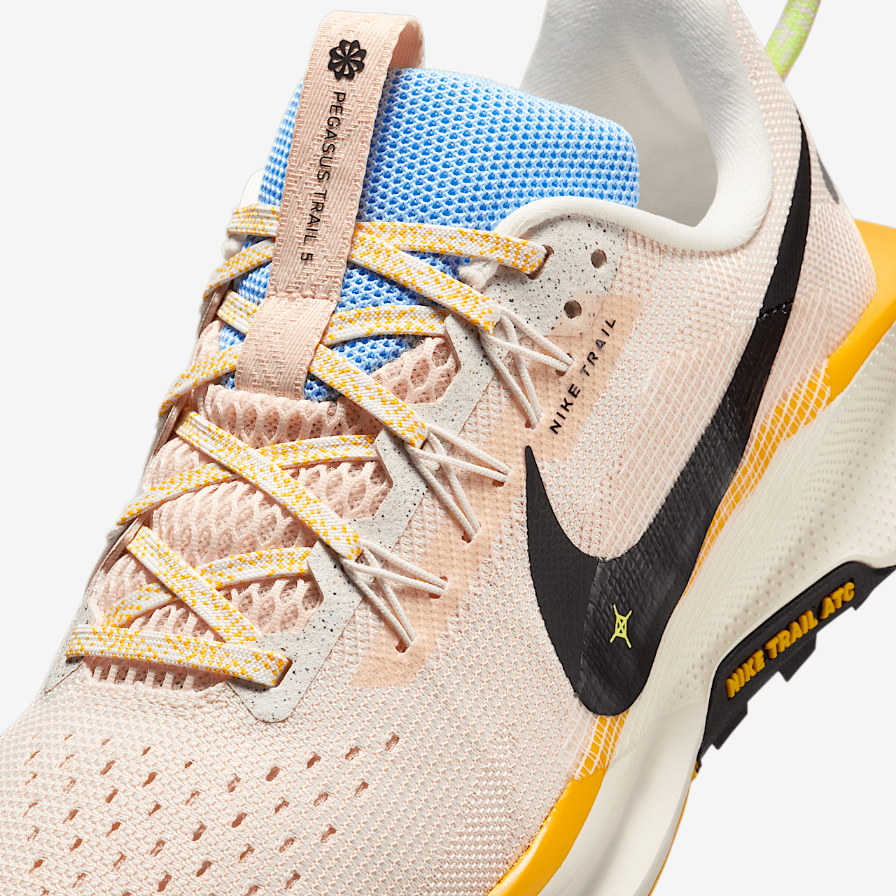 Nike Pegasus sneaker Phantom/Washed Coral/University Gold/Zwart